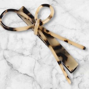 Fashion Bow Tortoiseshell Alligator Hair Clip New